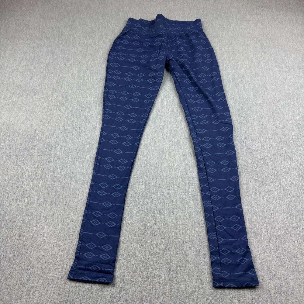 Pendleton Leggings Women XS Blue Geometric‎ Athletic Running 29" Workout Active